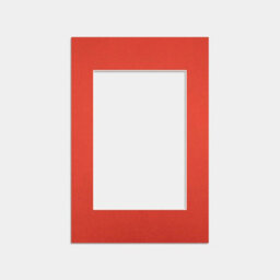 Ak Frames 90X60Cm Poppy Red Picture Mounts To Fit 60X40Cm Aperture Size - Mount Board Only (No Frame Included) - thumbnail 1