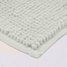 Aspire Homeware Quick Dry Chenille Bathmat Soft Water Absorbent Shower Mat Non-Slip Floor Mat, White (L)60Cm X (W)40Cm - thumbnail 2