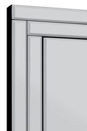 Mirroroutlet Luxford All Glass Bevelled Large Dress Mirror 144 X 115.5Cm, 4Ft8 X 3Ft9 - thumbnail 5