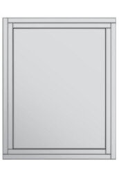 Mirroroutlet Luxford All Glass Bevelled Large Dress Mirror 144 X 115.5Cm, 4Ft8 X 3Ft9 - thumbnail 2