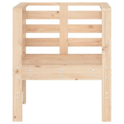 Berkfield Garden Chairs 2 Pcs 61.5X53X71 Cm Solid Wood Pine - thumbnail 5