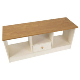90Cm Tv Wooden Storage Cabinet Media Cabinet With 3 Shelf 1 Drawer Living Room - thumbnail 3