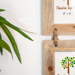 "Nicola Spring Rustic Wooden Hanging 3 Photo Frame - 4 X 6"" - Natural" - thumbnail 7