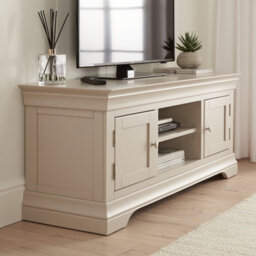The Furniture Market Wilmslow Dove Grey Painted Widescreen Tv Unit Stand Up To 60 Tv Size - thumbnail 3