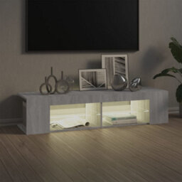 Vidaxl Tv Cabinet With Led Lights Grey Sonoma 135X39X30 Cm - thumbnail 8
