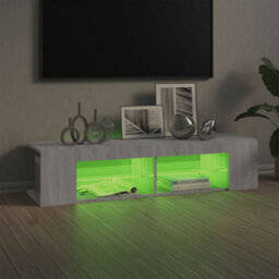 Vidaxl Tv Cabinet With Led Lights Grey Sonoma 135X39X30 Cm - thumbnail 9