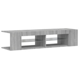 Vidaxl Tv Cabinet With Led Lights Grey Sonoma 135X39X30 Cm - thumbnail 3