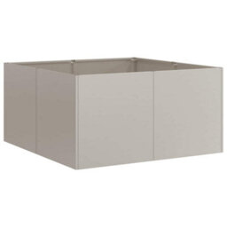 Berkfield Planter Rusty 80X80X40 Cm Weathering Steel - thumbnail 4