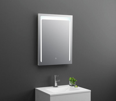 Royal Bathrooms 700 X 500mm Illuminated Bathroom Led Mirrors With Front-Lit Dimmable Anti-Fog - image 1