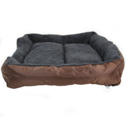 Actiaspet Faux Fur Pet Bed Brown/grey X-Large - thumbnail 5
