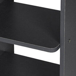 Living And Home Black 8-Tier Simple Household Shoe Rack With Layered Dividers For Doorways, 82Cm W X 26Cm D X 120Cm H - thumbnail 8