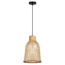 Luminosa Lighting Luminosa Riba 210mm Dome Hanging Pendant E27 40W - thumbnail 1