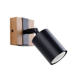 Luminosa Lighting Luminosa Fager Single Spotlight Black
