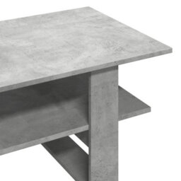 Berkfield Coffee Table Concrete Grey 102X55X42 Cm Engineered Wood - thumbnail 6