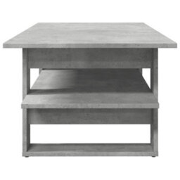 Berkfield Coffee Table Concrete Grey 102X55X42 Cm Engineered Wood - thumbnail 4