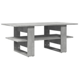 Berkfield Coffee Table Concrete Grey 102X55X42 Cm Engineered Wood - thumbnail 2