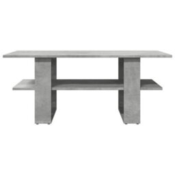 Berkfield Coffee Table Concrete Grey 102X55X42 Cm Engineered Wood - thumbnail 3