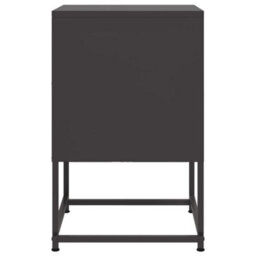Berkfield Bedside Cabinets 2 Pcs Black 36X39X60.5 Cm Steel - thumbnail 7