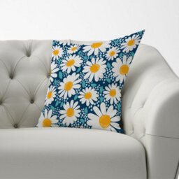 Warren Reed Designer Camomile Flowers Cushions 60Cm X 60Cm - thumbnail 2