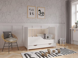 Love For Sleep Tokyo Cot Bed 120X60Cm With Drawer - thumbnail 4