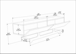Decorotika Tera Tv Stand Tv Unit For Tvs Up To 72 Inch Cordoba - thumbnail 7