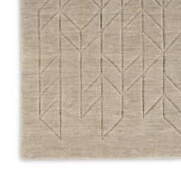 Beige Geometric Modern Wool Rug For Living Room Bedroom & Dining Room-259Cm X 351Cm - thumbnail 7