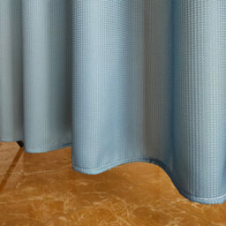 Neel Blue Gradient Shower Curtain Polyester Fabric Bathroom Curtain Mould & Mildew Resistant With 12 Curtain Hook - thumbnail 8