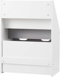 Xample Kids Storage Unit Toy Box Organiser Bookshelf With Wheels  Book Storage Cabinet Multi Purpose Organizer For Nursery & Playroom - thumbnail 7