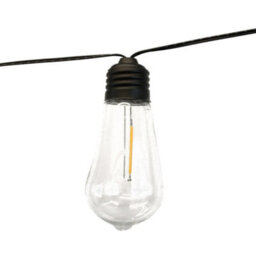 Gardenwize Garden Outdoor 2M Solar Clear Filament Leb Bulb String Fairy Lights - thumbnail 3
