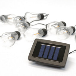 Gardenwize Garden Outdoor 2M Solar Clear Filament Leb Bulb String Fairy Lights - thumbnail 2