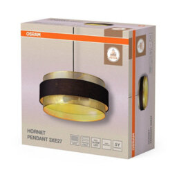 Osram Decor Hornet Pendant Ceiling Light 3Xe27 Black Max 3X10W Led Modern Indoor - thumbnail 2