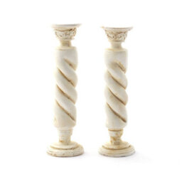 Streets Ahead Marble Twist Columns For 12Th Scale Dolls House