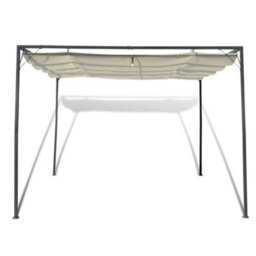 Berkfield Garden Gazebo With Retractable Roof Canopy - thumbnail 3