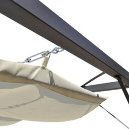 Berkfield Garden Gazebo With Retractable Roof Canopy - thumbnail 6