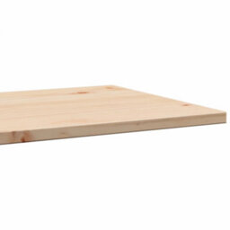 Berkfield Table Top 50X50X1.7 Cm Square Solid Wood Pine - thumbnail 7