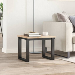 Berkfield Table Top 50X50X1.7 Cm Square Solid Wood Pine - thumbnail 3