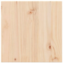 Berkfield Table Top 50X50X1.7 Cm Square Solid Wood Pine - thumbnail 2