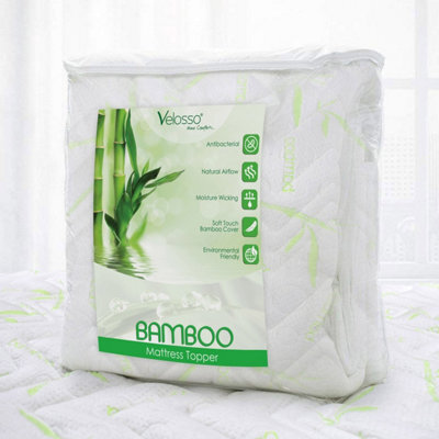 Velosso Green Luxury Bamboo Mattress Topper Super King