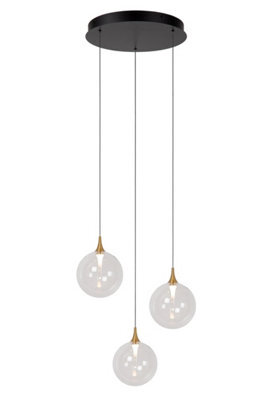 Lucide Premium Gisela Pendant Light Diameter 36Cm Led Dim. 2700K - Transparent - image 1