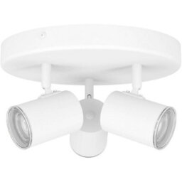 Loops Modern White Triple Round Gu10 Ceiling Spotlight For Elegant Bathroom Lighting - thumbnail 3