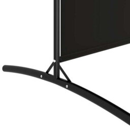 Walplus 2-Panel Room Divider Black 175X180 Cm Fabric - thumbnail 7