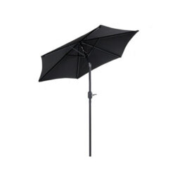 Alfresia Black 2M Outdoor Garden Parasol With Tilt Function - thumbnail 2