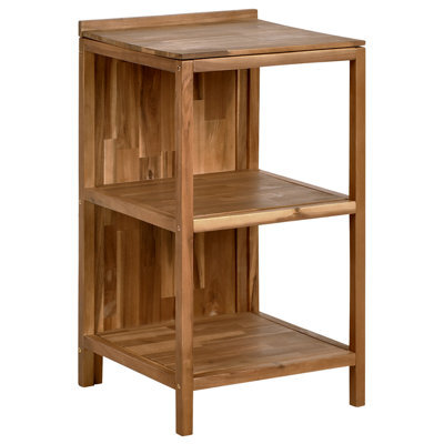 Beliani Outdoor Kitchen Island Venosa Acacia Wood Brown - image 1