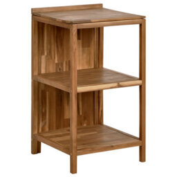 Beliani Outdoor Kitchen Island Venosa Brown Acacia Wood