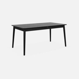 Sweeek - 6 To 8-Seater Extendable Rectangular Dining Table Lina Black 210X90X75 Cm - thumbnail 4