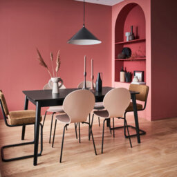 Sweeek - 6 To 8-Seater Extendable Rectangular Dining Table Lina Black 210X90X75 Cm - thumbnail 7