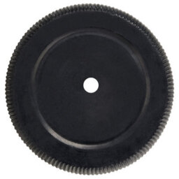 Beliani 37Cm Ribbed Fibre Clay Pot In Graphite Grey - Uv-Resistant, Weatherproof Planter - thumbnail 5