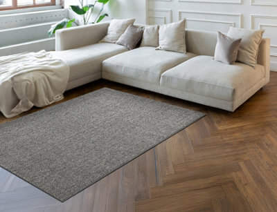 RugsX Carpet Casablanca Loom Grey, Loop, Soft Indoor & Outdoor 350X400 Cm - image 1