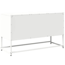 Berkfield Tv Cabinet White 100.5X39X60.5 Cm Steel - thumbnail 8