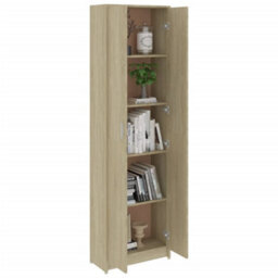 Walplus Hallway Wardrobe Sonoma Oak 55X25X189 Cm Engineered Wood - thumbnail 5